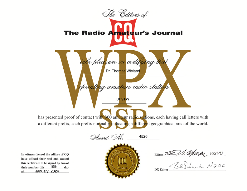 CQ WPX SSB